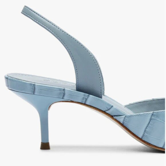 Schutz Paola Mid Slingback Pointed Toe Pump - Picture 5 of 15